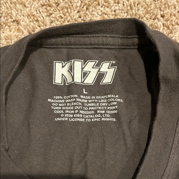 Kiss Band Tee - Black and Blue - Picture 2 of 3